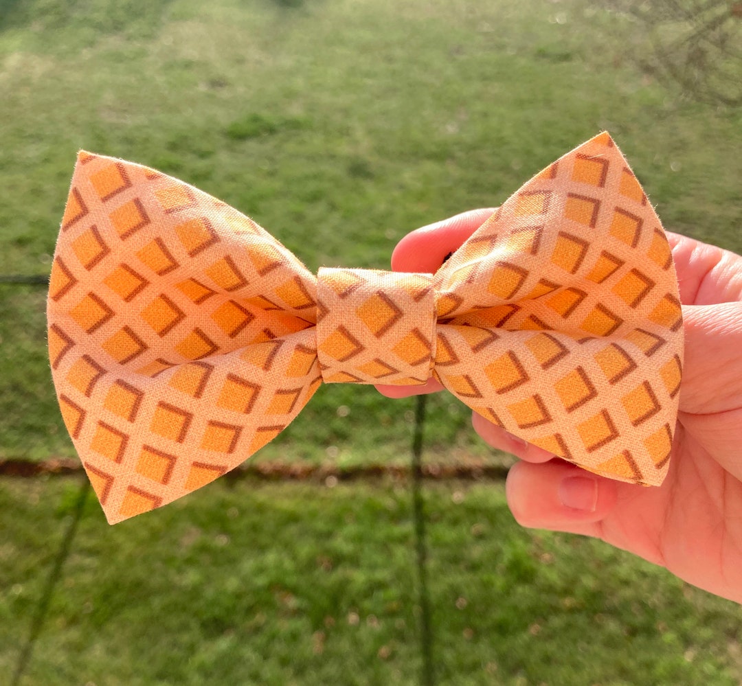 Waffles Dog Bow Tie Etsy