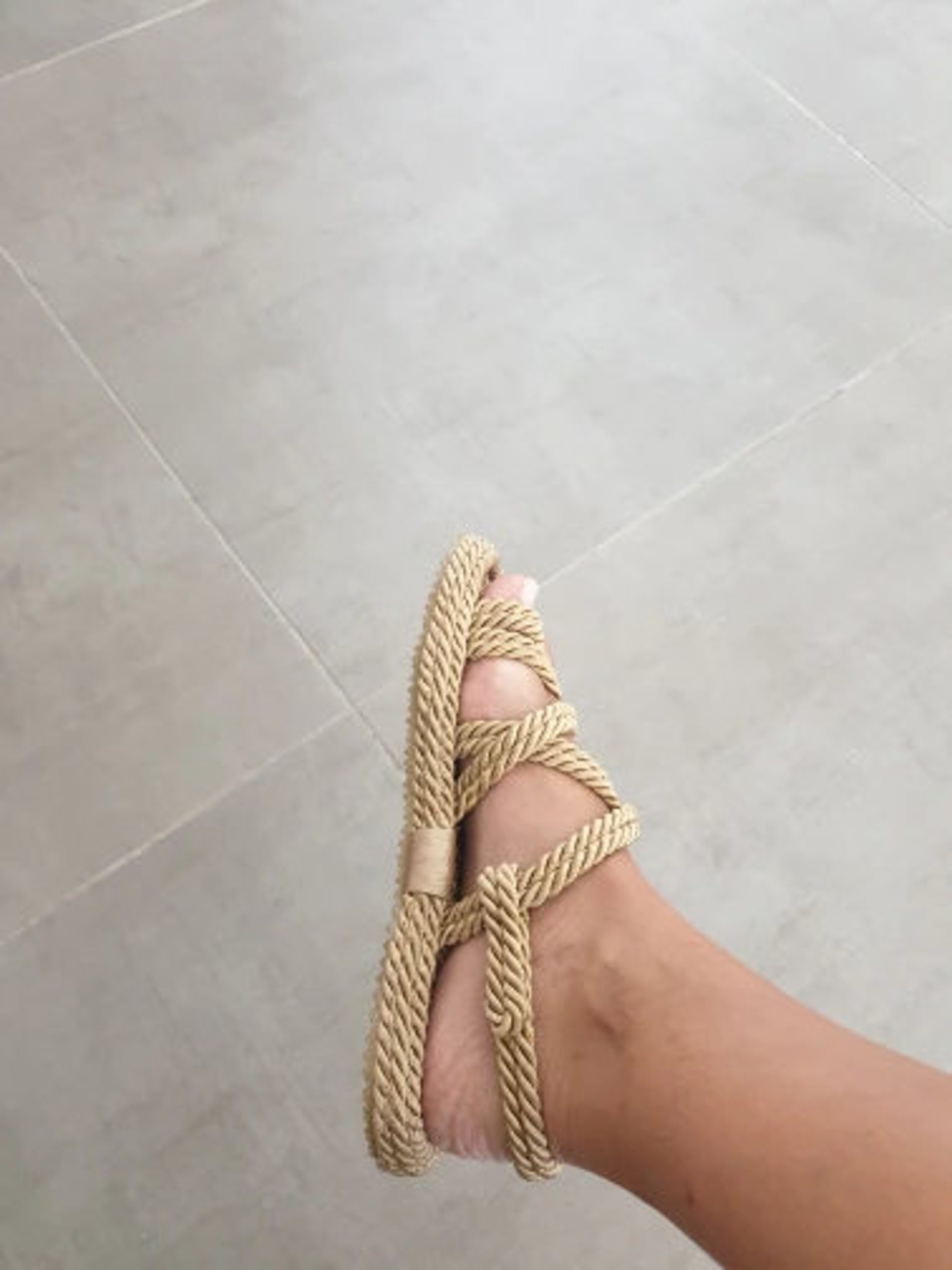 Sofia rope sandal shoes jesus sandals cottagecore earthy | Etsy