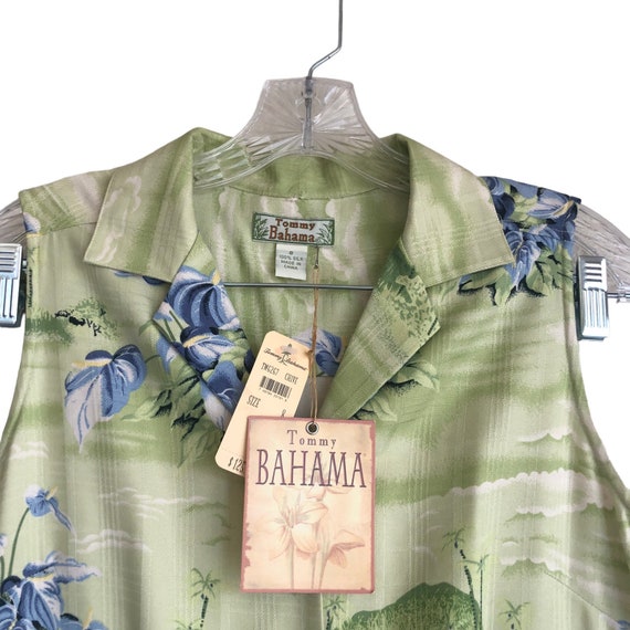 NWT Vintage Tommy Bahama Women's 100% Silk Shirt … - image 4