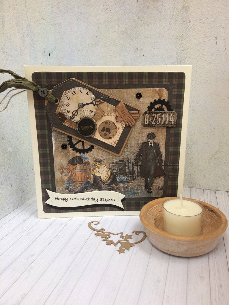 Handmade personalised birthday card