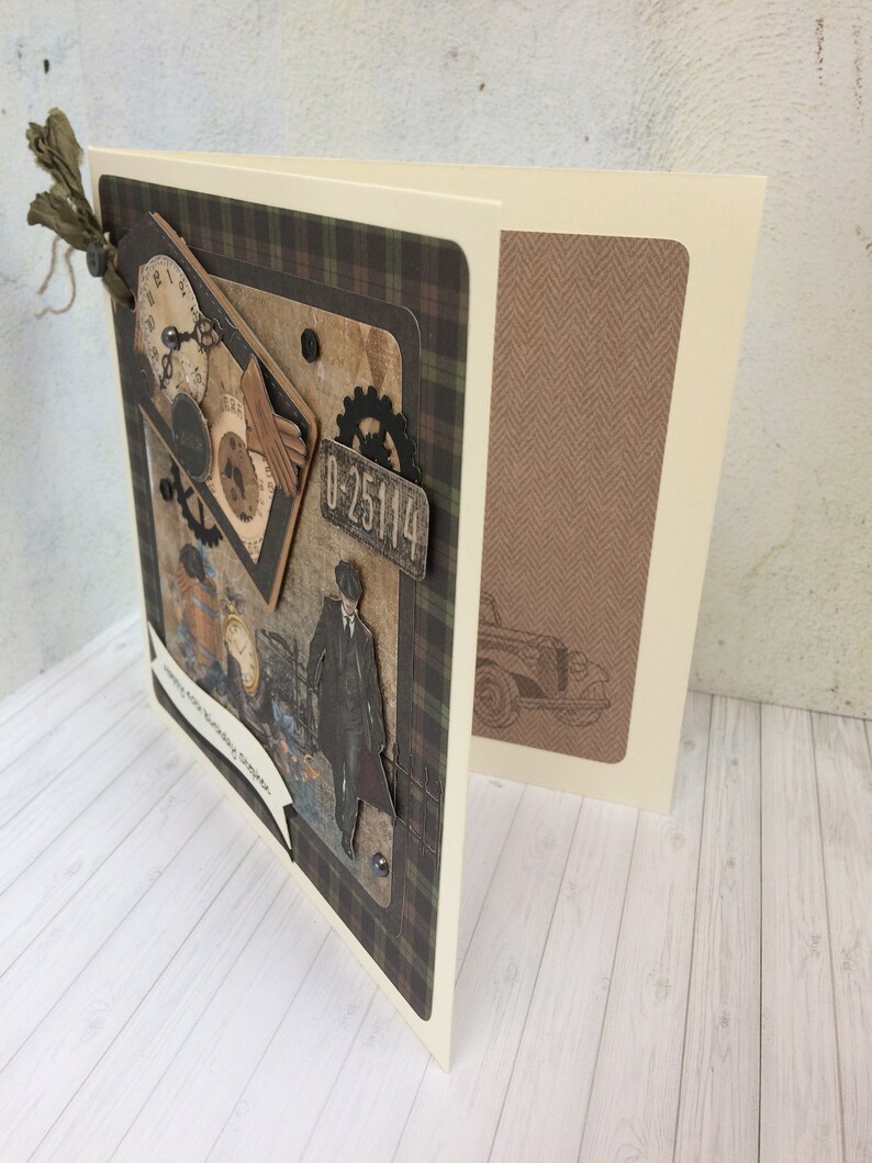 Handmade personalised birthday card