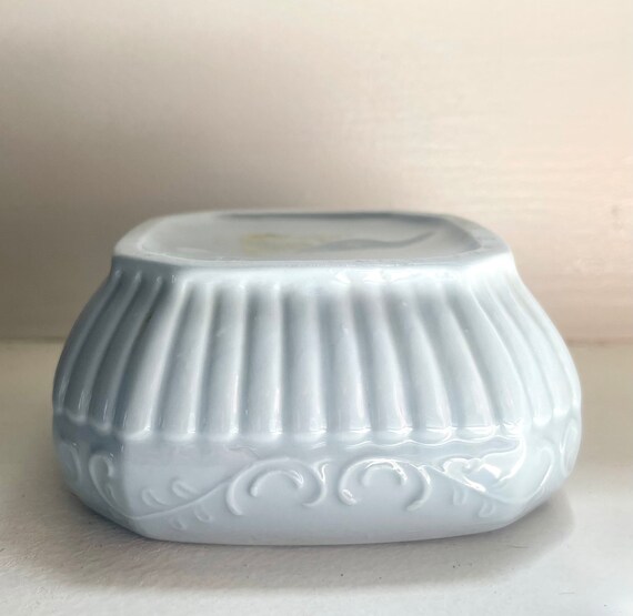 Trinket box, Porcelain lace, Vintage - image 2