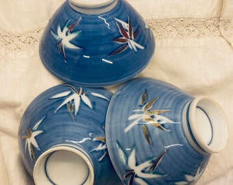 Japanese Arita-yaki Porcelain Bowls, Set of 8 Round Bowls - Etsy
