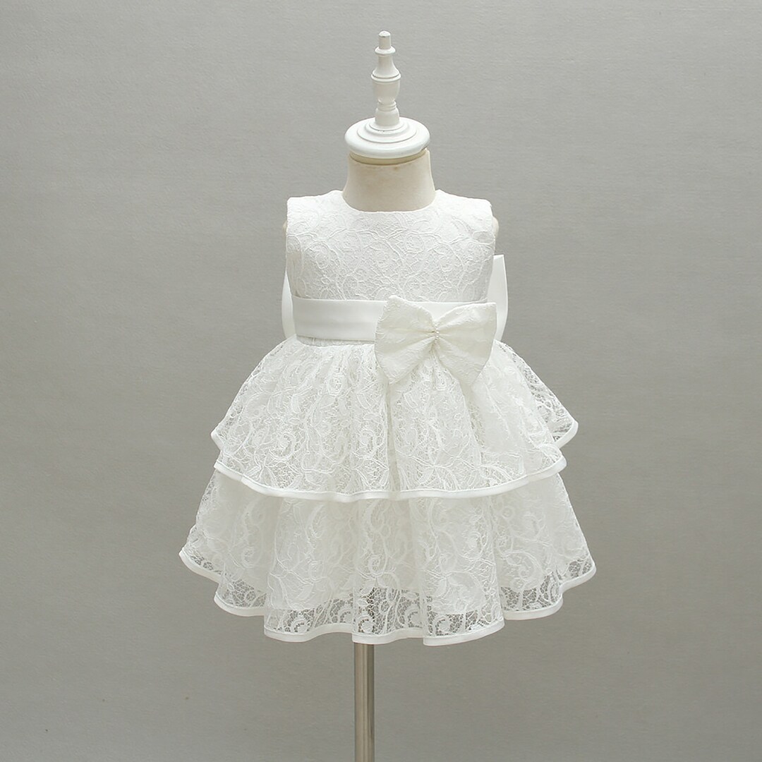 Tutu Christening Gown Infant Baptism Dress Unique Baby Boho Etsy