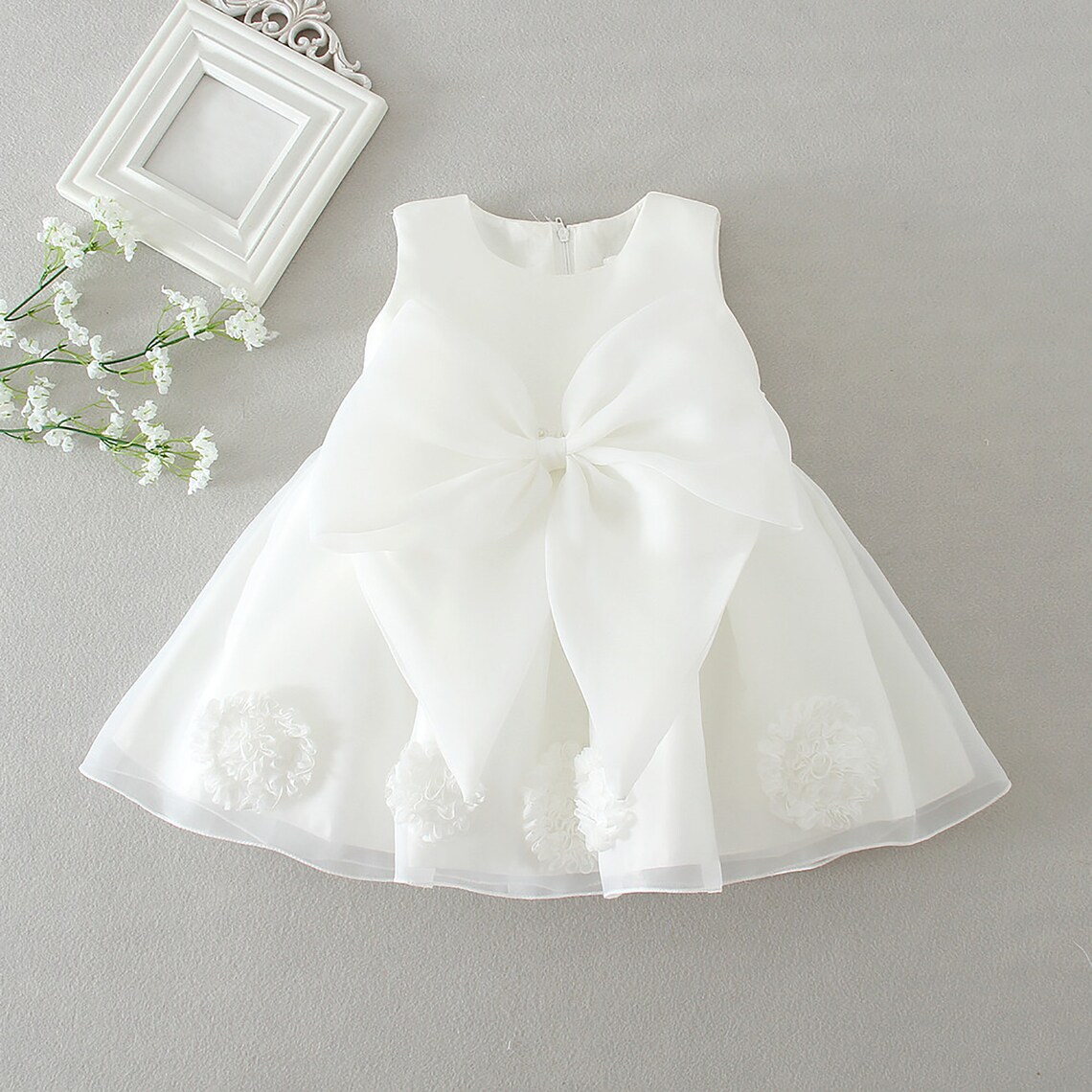 Baby Birthday Dress Baby Communion Bodysuit