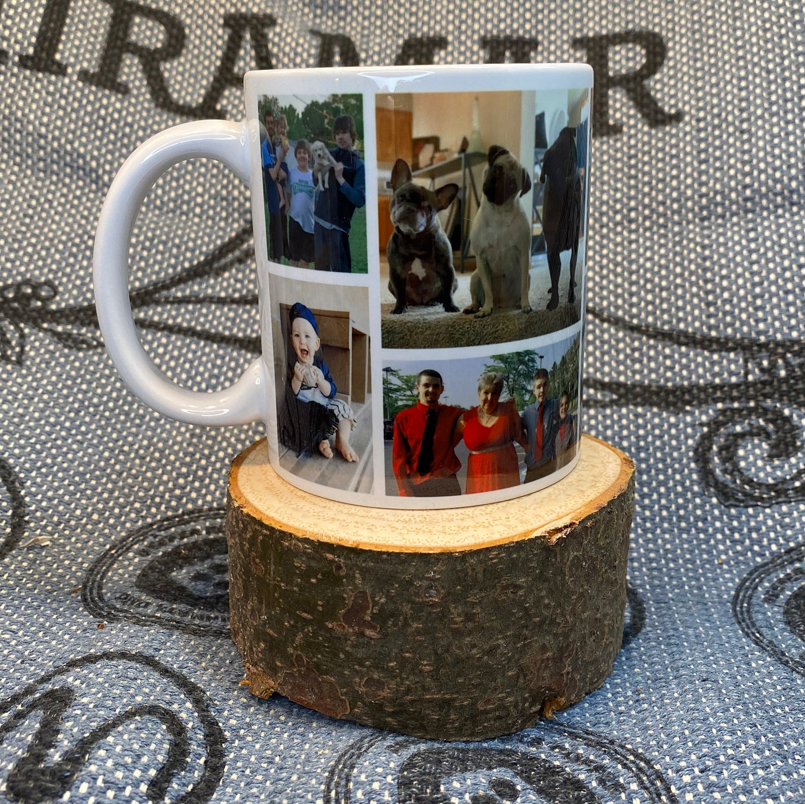 Custom Photo Collage Coffee Mug Etsy