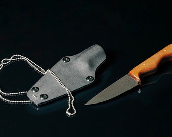 52100 steel neck knife