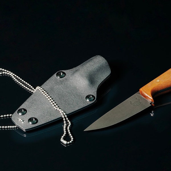 52100 steel neck knife