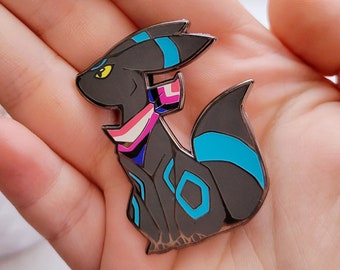 Genderfluid Pride - Show & Tail Creations 1.75" Hard Enamel Pin