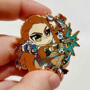 Aloy Nora Brave - Horizon Zero Dawn Forbidden West - Show & Tail Kreationen Emaille Pin
