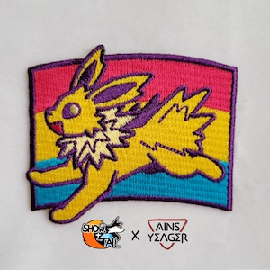 Pansexual Pride - Show & Tail Creations x Ains Yeager Iron-On Patches