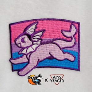 Biseksuele Pride - Show & Tail Creations x Ains Yeager opstrijkpatches