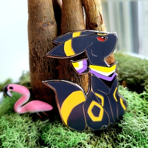 Non-Binary Pride - Show & Tail Creations 1.75" Hard Enamel Pin