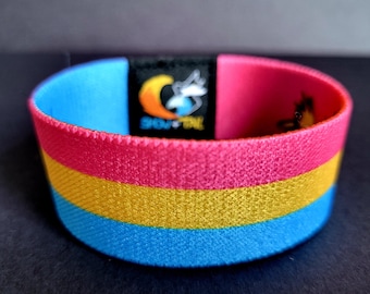 Pansexuell - Evolve Your Colors Kollektion - Pride Elastische Armbänder