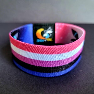 Genderfluid - Evolve Your Colors Collection - Pride Elastic Wristbands