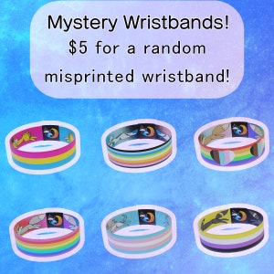 Mystery Misprint Wristbands - Evolve Your Colors Collection - Pride Elastic Wristbands
