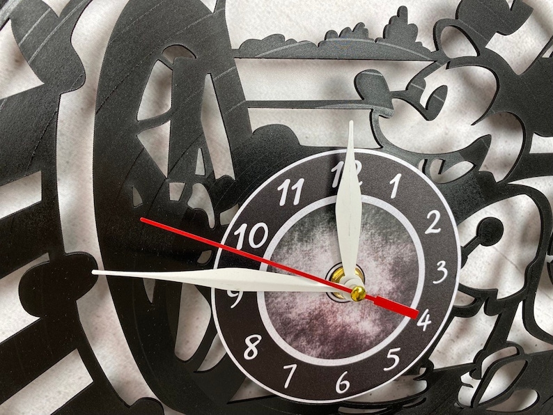 Steamboat, Vinyl Record Wall Clock, Vinyl Clock, Nursery Wall Clock