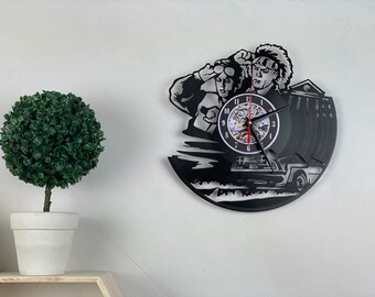 Sci-Fi Movie Vinyl Record Clock, Hero Wall Decor
