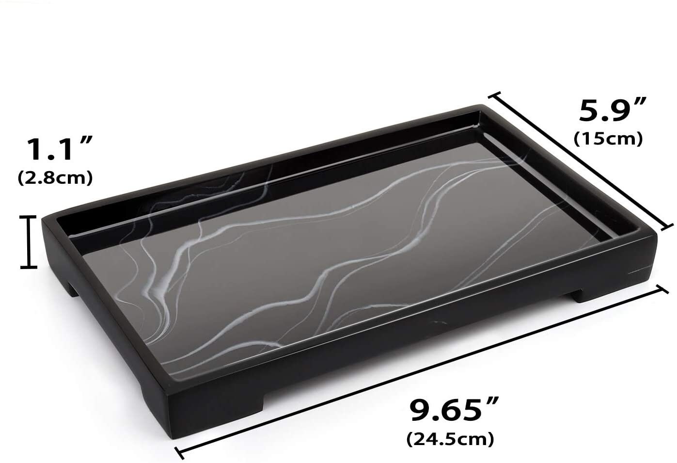Vanity Tray Toilet Tank Storage Tray Resin Bathtub Tray Etsy