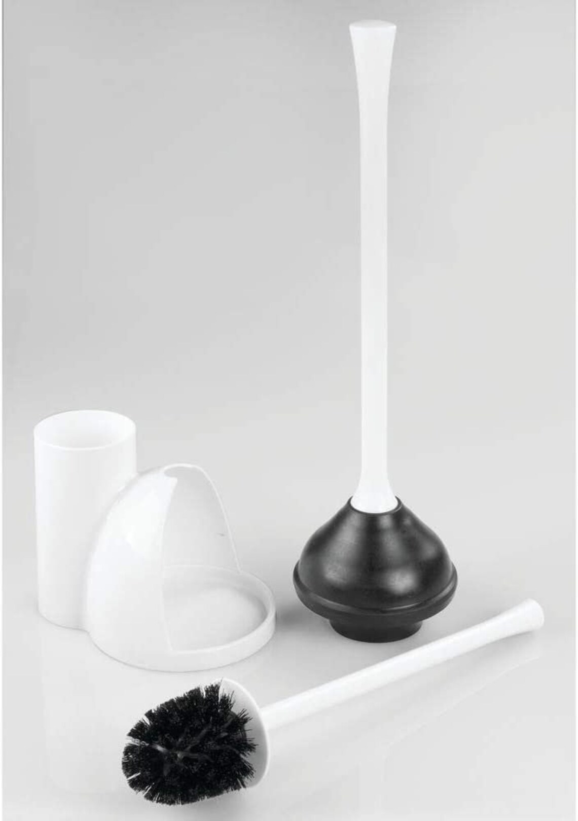 Una Plastic Toilet Bowl Brush and Plunger Combo Set for Etsy