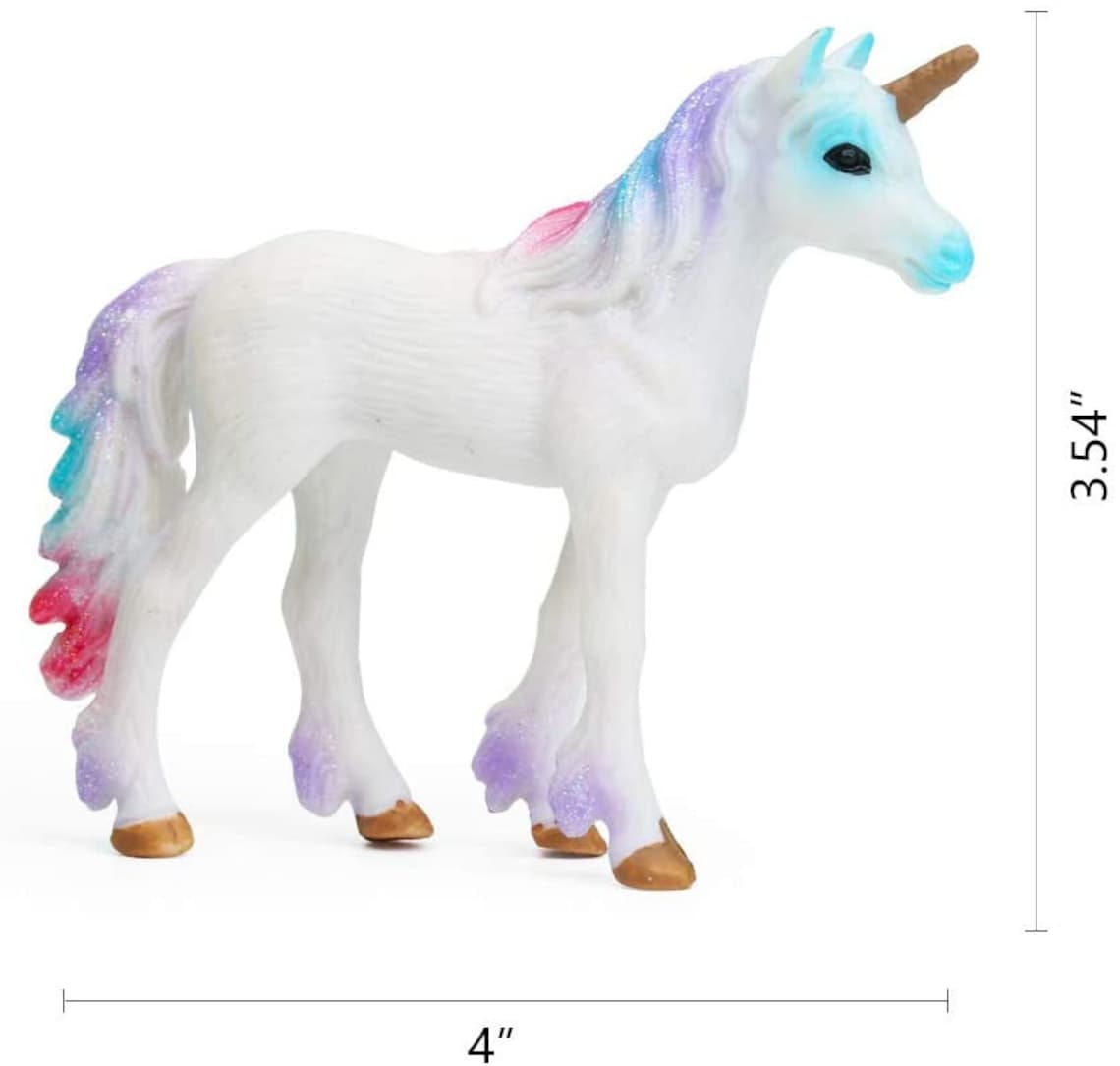 8pcs Unicorn Toy Figurine Set Unicorn Cake Toppers for Party Etsy