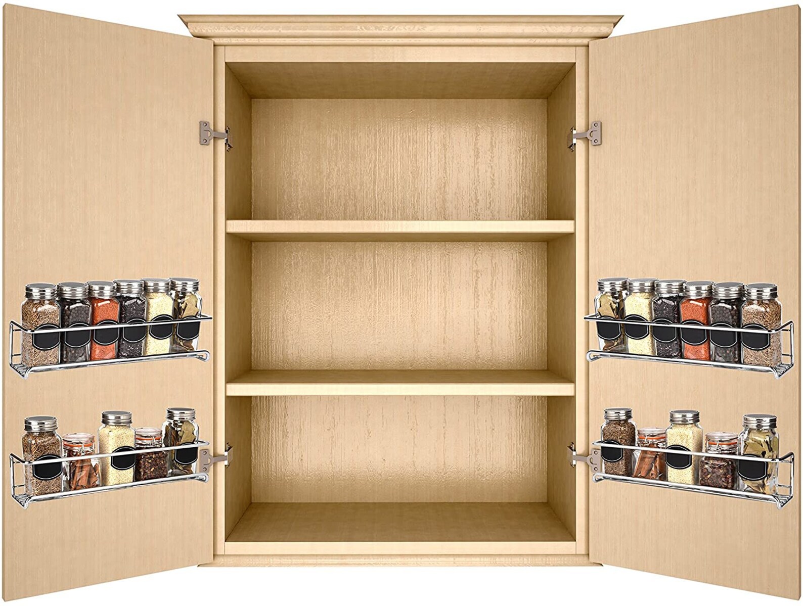 Spice Rack Organizer For Door Kitchen Pantry Etsy