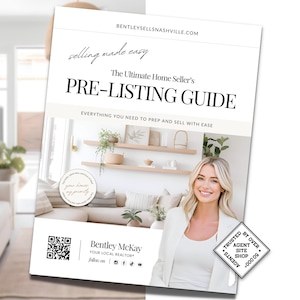 Pre-Listing Guide | Listing Presentation | Canva Template | Home Seller Guide | Seller Roadmap | Listing Consultation | Listing Packet