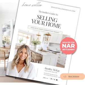 Real Estate Seller Guide | NAR Settlement | Real Estate Marketing | Real Estate Canva Template | Seller Roadmap | Prelisting Packet Canva