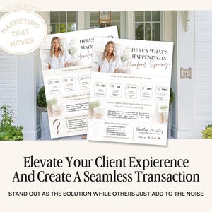 Real Estate Market Update Flyer | Real Estate Flyer | Market Update Flyer | Real Estate Marketing | Real Estate Agent Market Update | Canva image 3