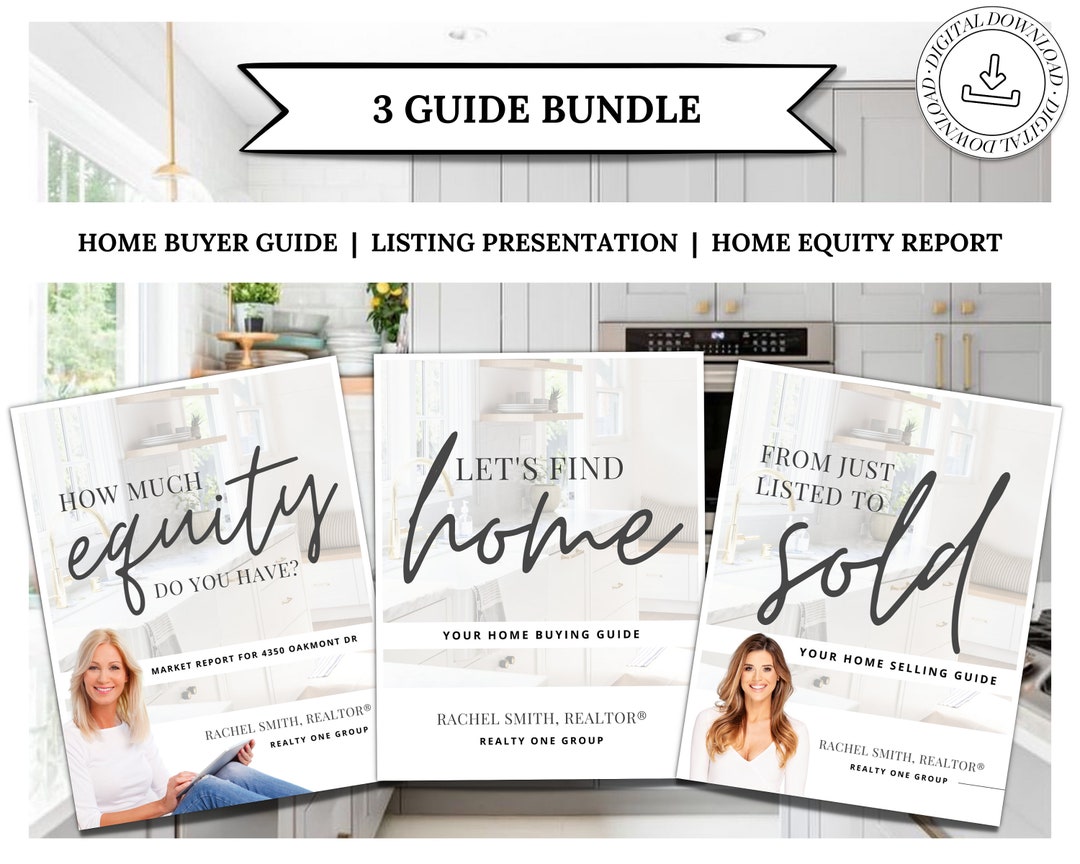 Real Estate GUIDE BUNDLE | Seller Guide | Home Buyer Guide | Home ...