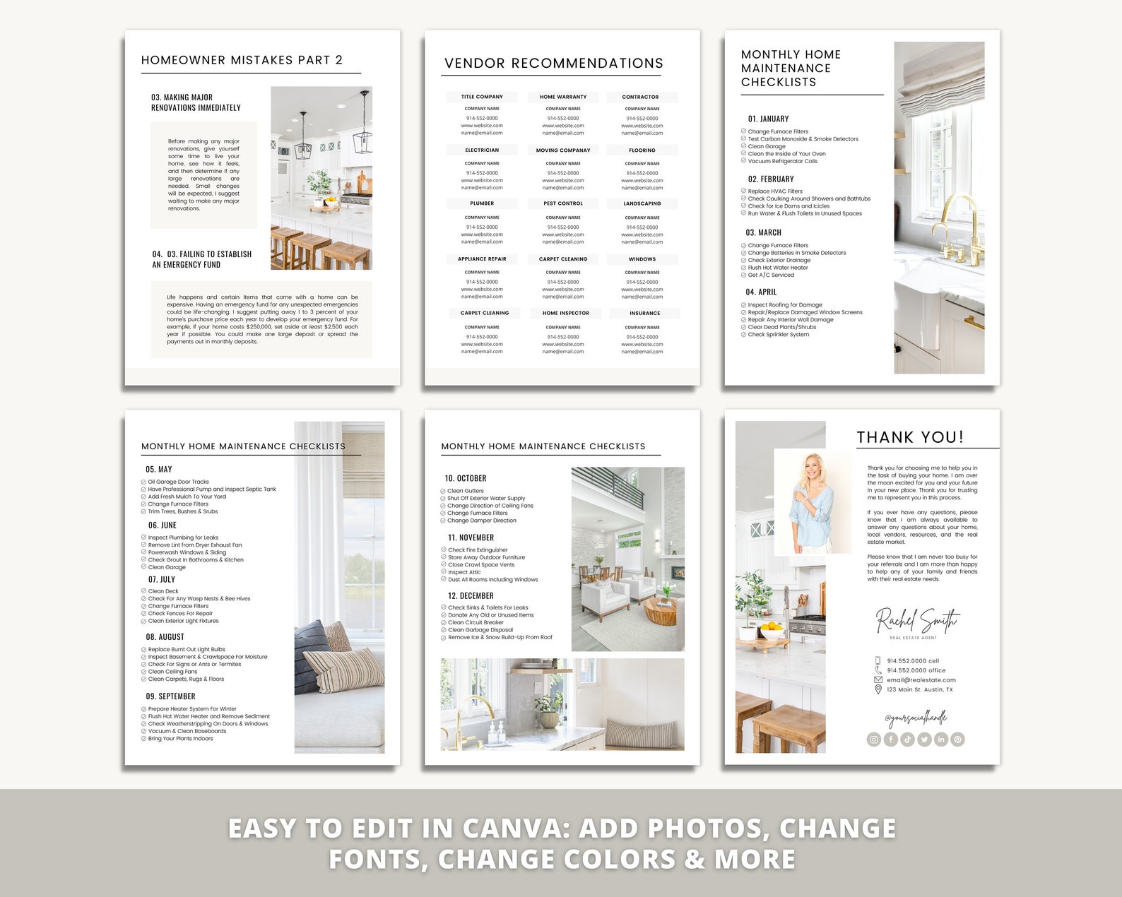 Real Estate Client Closing Guide Exit Packet | New Home Binder | Buyer ...