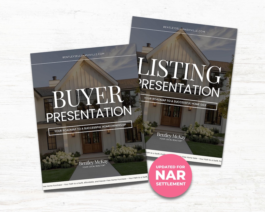 Real Estate Listing and Buyer Presentation Bundle | Home Buyer Guide ...