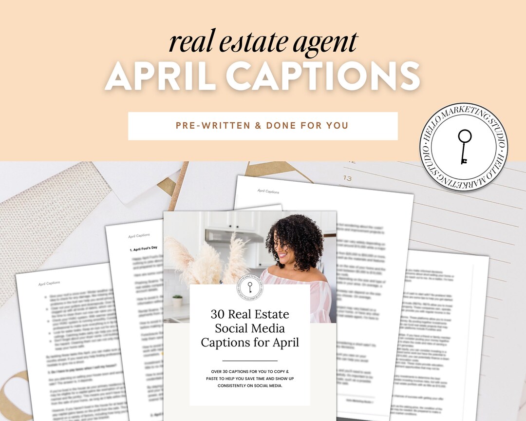 30 April Real Estate Captions Real Estate Instagram Captions Real