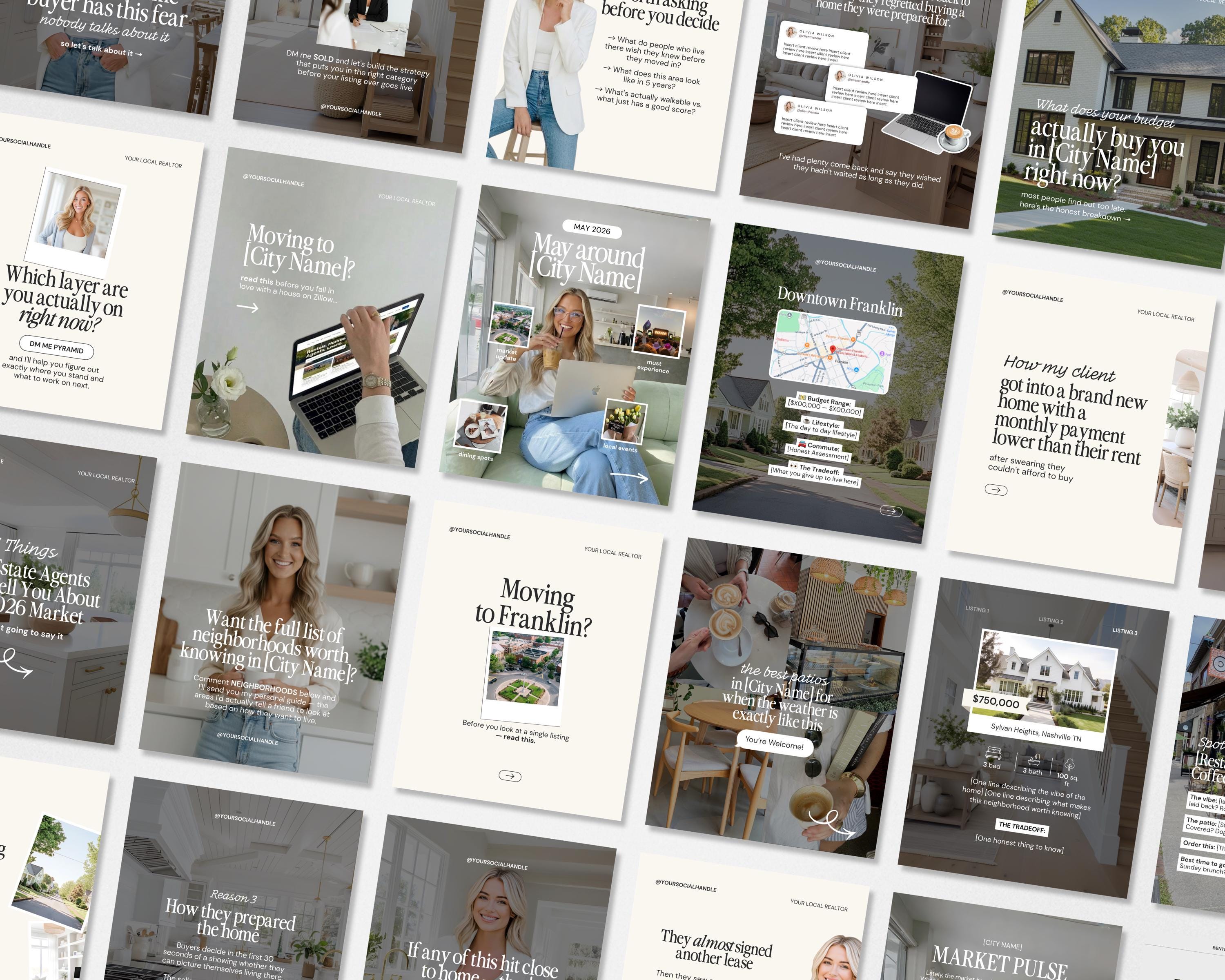 May 2026 Real Estate Social Media Canva Templates, Realtor Marketing ...