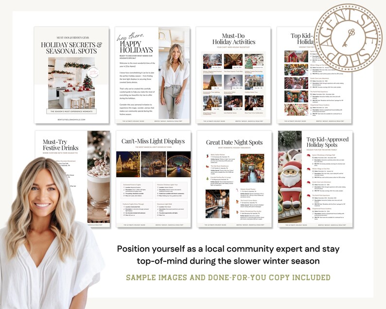Holiday Guide Lead Magnet | Real Estate Marketing | Local Guide | Lead ...