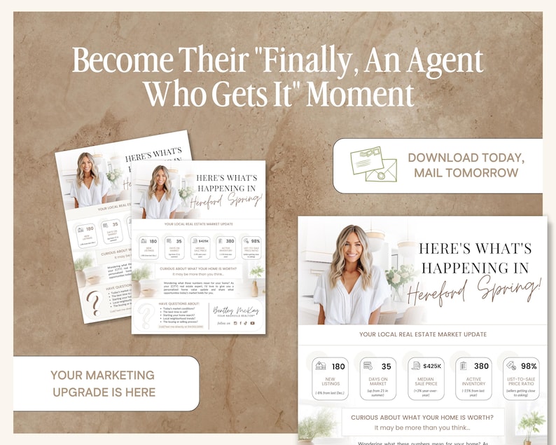 Real Estate Market Update Flyer | Real Estate Flyer | Market Update Flyer | Real Estate Marketing | Real Estate Agent Market Update | Canva image 8