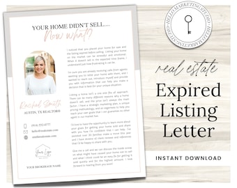 Real Estate Expired Listing Flyer | Real Estate Marketing | Canva Template | Real Estate Template | New Agent Flyer |  Real Estate Postcard