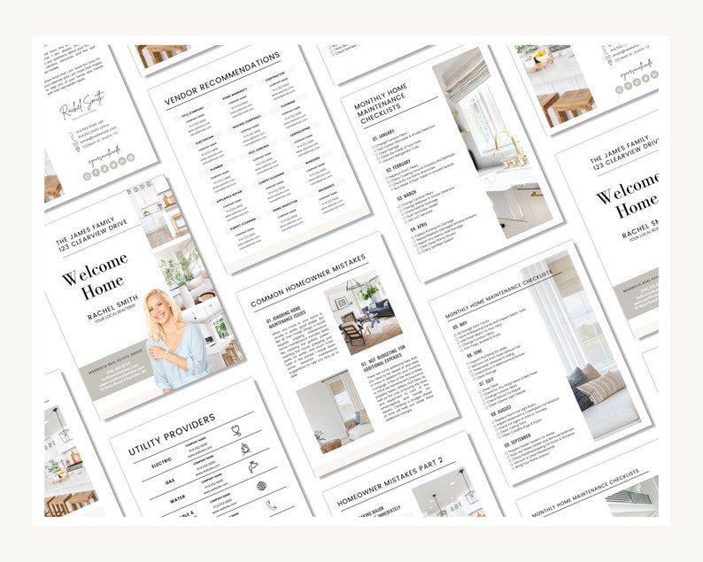 Real Estate Client Closing Guide Exit Packet New Home Binder Etsy