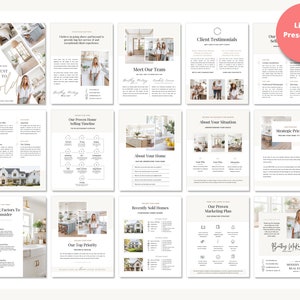 Real Estate Seller Guide & Home Buyer Guide Bundle | Real Estate Marketing | Home Seller Guide | CMA Packet | Listing Presentation | Canva image 2