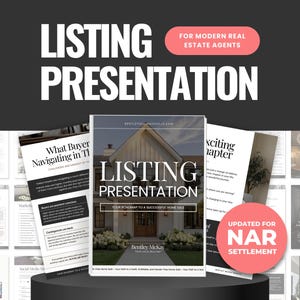 Luxury Real Estate Listing Presentation | 40-Page Canva Template