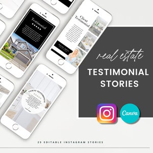 25 Erfahrungsberichte | Immobilienmarketing | Social Media für Agent | Instagram Story | Facebook | Canva | Kundenstimmen | Vol 2