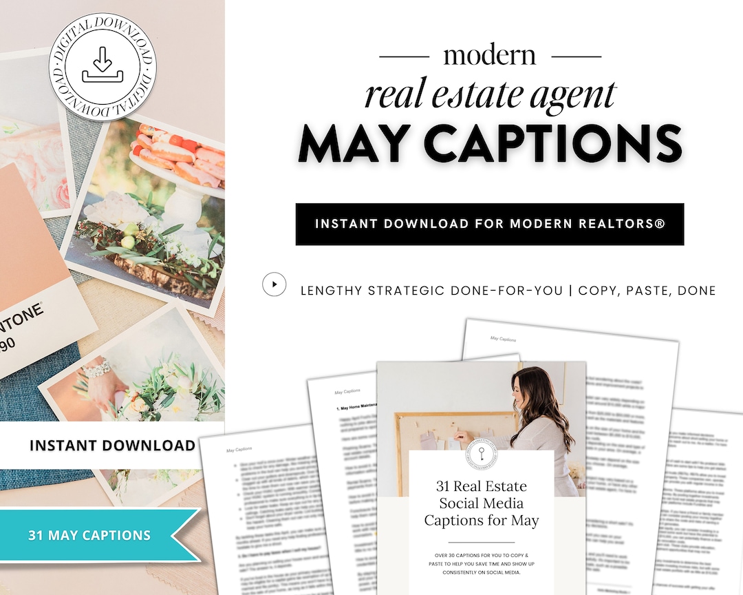 31 May Real Estate Captions Real Estate Instagram Captions Real Estate