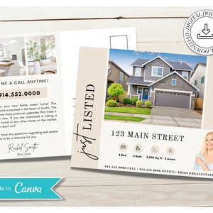 Real Estate Postcard Canva Template | Printable Real Estate Marketing | Real Estate Farming Card |Thinking of Selling | Farming Card | Vol 9