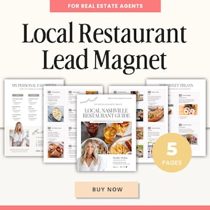 Restaurangguide för fastigheter | Lokal guide för fastigheter | Mall för lokal guide för fastigheter | Leadmagnet för fastigheter | Nyhetsbrev | Guide för bostadsköpare
