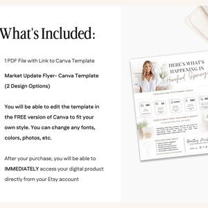 Real Estate Market Update Flyer | Real Estate Flyer | Market Update Flyer | Real Estate Marketing | Real Estate Agent Market Update | Canva image 4