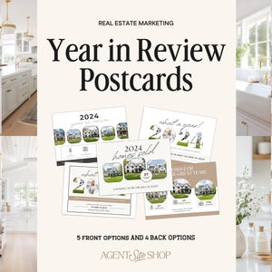 年末総括 売却済み住宅ポストカード メール便 | 不動産新年ポストカード | 不動産マーケティング Canva | 不動産ファーミング 2025 | Canva