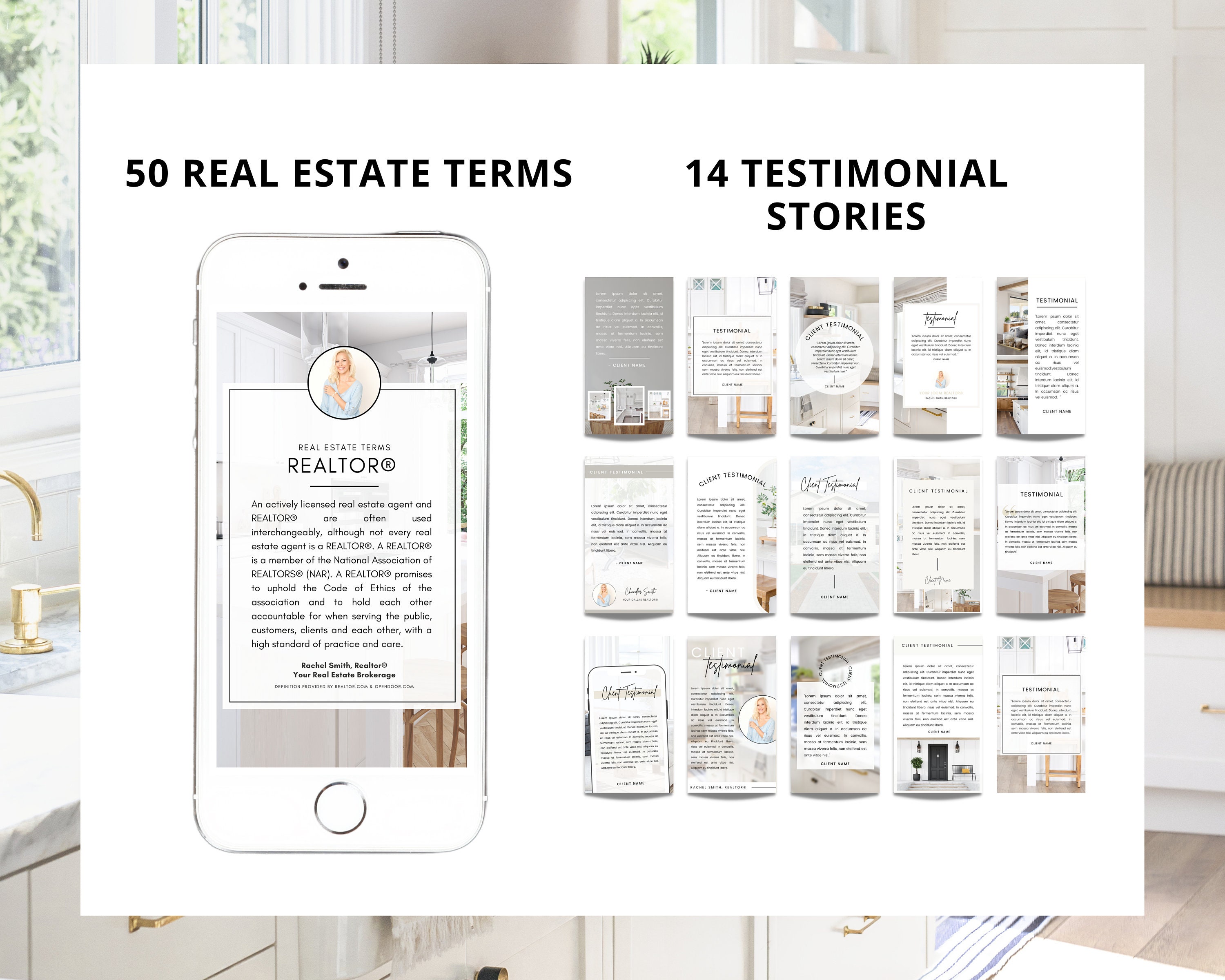 365+ Ultimate Real Estate Social Media Stories Bundle | Instagram Posts ...