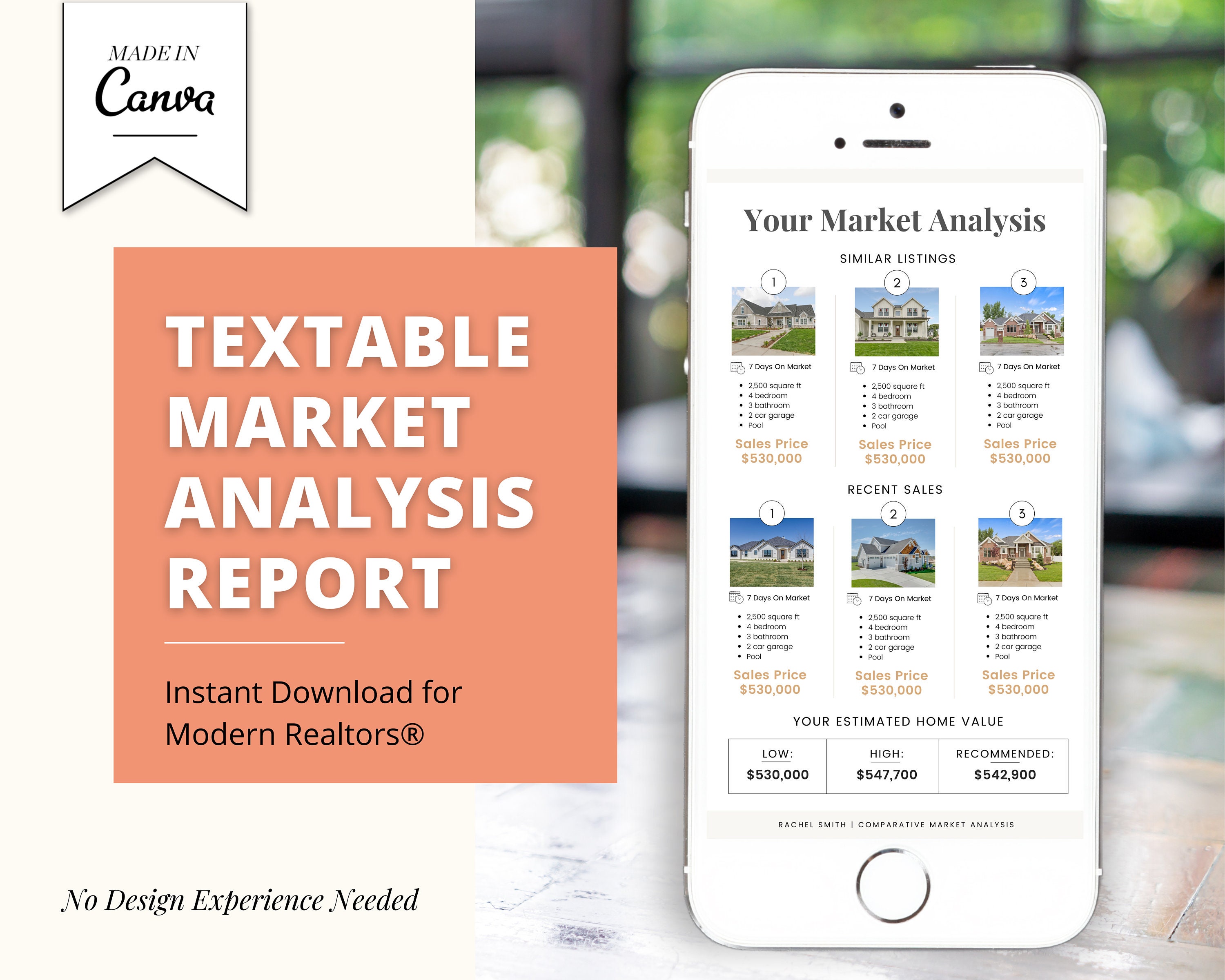 Textable CMA Report | Comparative Market Analysis | Real Estate CMA ...
