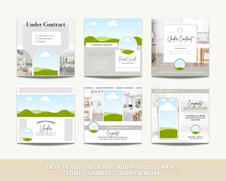 20 Under Contract Social Media Posts | Listing Updates | Real Estate ...
