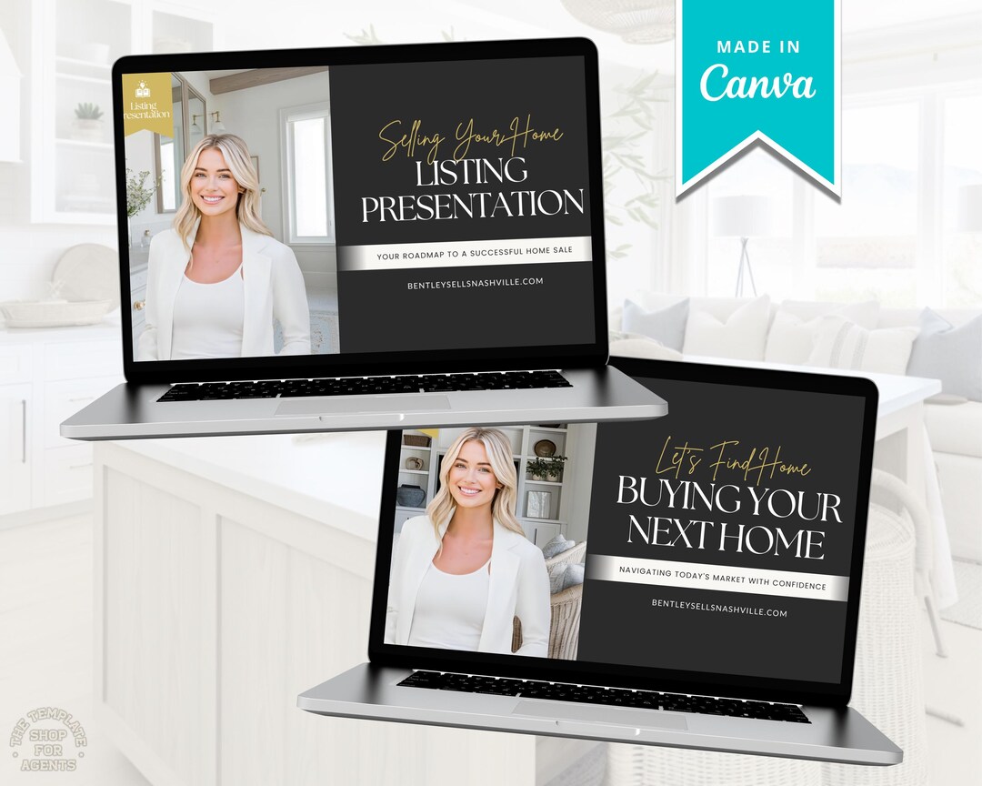 Real Estate Listing Presentation & Home Buyer Presentation Bundle ...